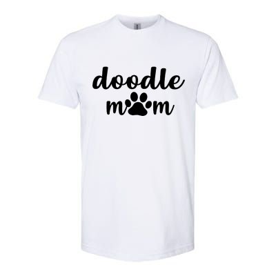 Doodle Mom Dog Mother Softstyle CVC T-Shirt