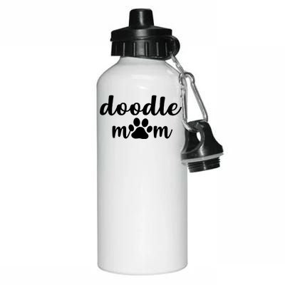 Doodle Mom Dog Mother Aluminum Water Bottle 