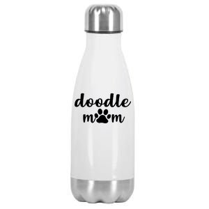 Doodle Mom Dog Mother Stainless Steel Insulated Water Bottle