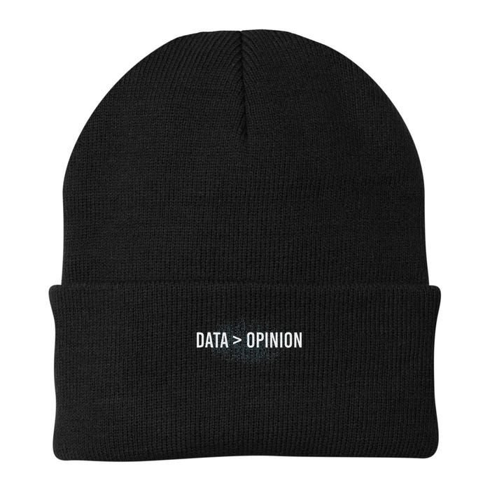 Data Opinion Programmer Knit Cap Winter Beanie