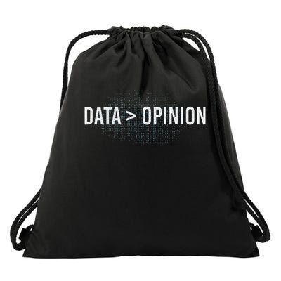 Data Opinion Programmer Drawstring Bag