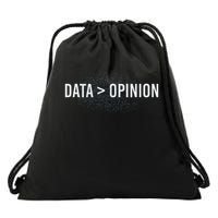 Data Opinion Programmer Drawstring Bag
