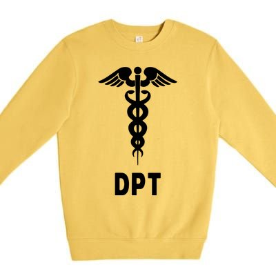 Doctor Of Physical Therapy DPT Caduceus Symbol Gifts Premium Crewneck Sweatshirt