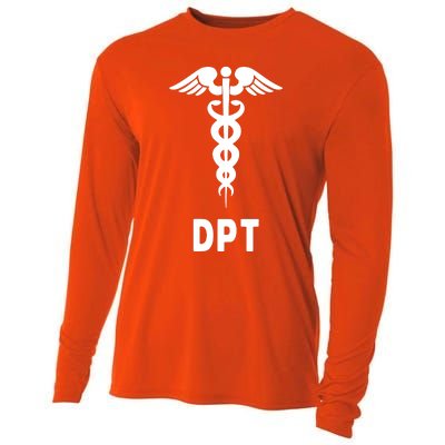 Doctor Of Physical Therapy DPT Caduceus Symbol Gifts Cooling Performance Long Sleeve Crew