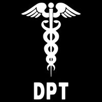 Doctor Of Physical Therapy DPT Caduceus Symbol Gifts Doggie Tank