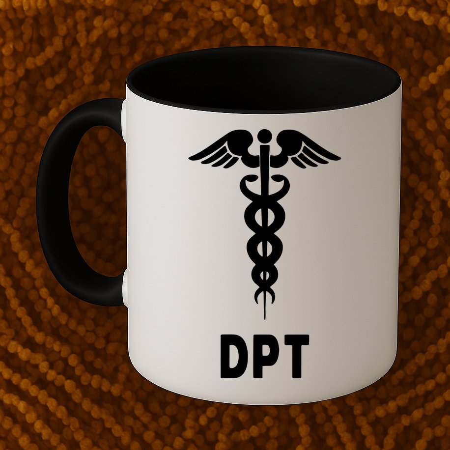 Doctor Of Physical Therapy DPT Caduceus Symbol Gifts Mug