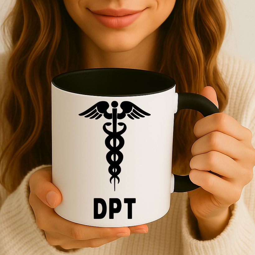 Doctor Of Physical Therapy DPT Caduceus Symbol Gifts Mug