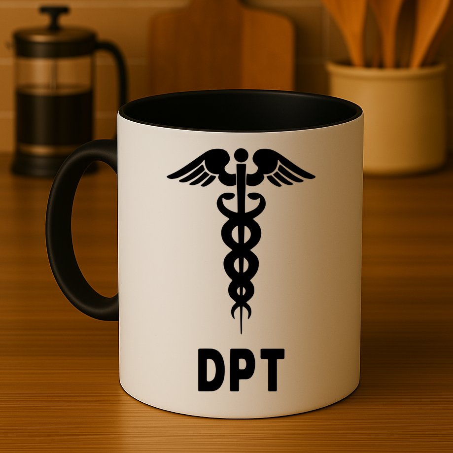 Doctor Of Physical Therapy DPT Caduceus Symbol Gifts Mug