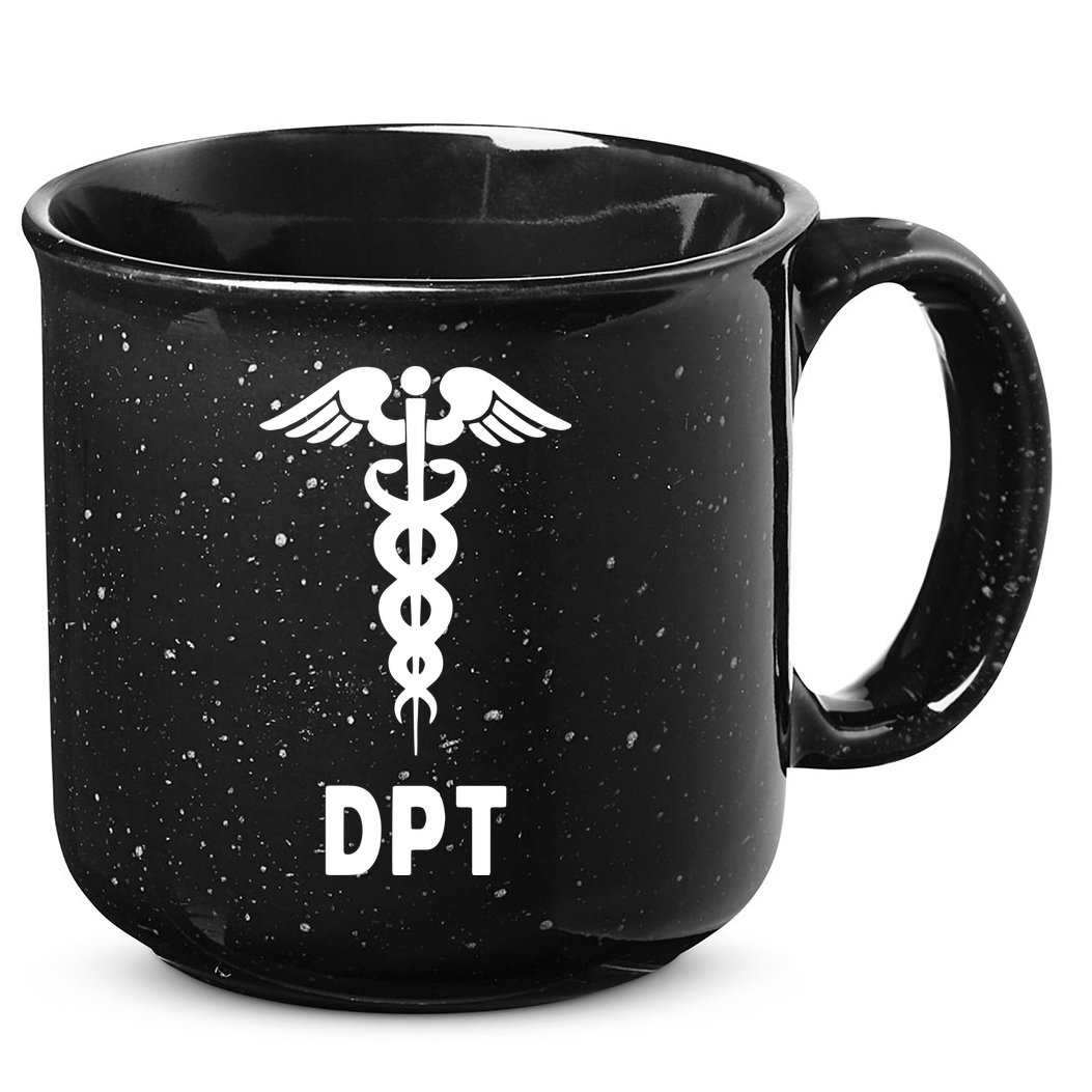 Doctor Of Physical Therapy DPT Caduceus Symbol Gifts 15oz Campfire Ceramic Mug