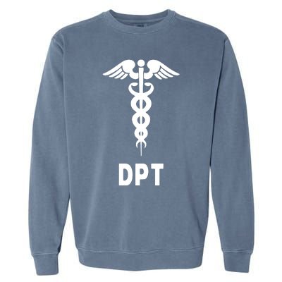 Doctor Of Physical Therapy DPT Caduceus Symbol Gifts Garment-Dyed Sweatshirt