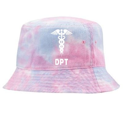 Doctor Of Physical Therapy DPT Caduceus Symbol Gifts Tie-Dyed Bucket Hat