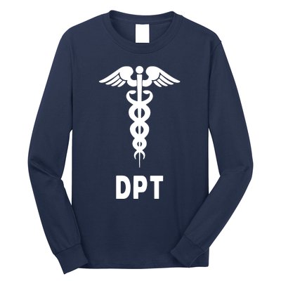 Doctor Of Physical Therapy DPT Caduceus Symbol Gifts Long Sleeve Shirt