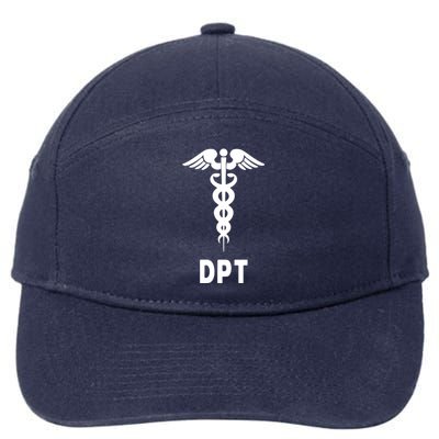 Doctor Of Physical Therapy DPT Caduceus Symbol Gifts 7-Panel Snapback Hat