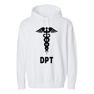 Doctor Of Physical Therapy DPT Caduceus Symbol Gifts Garment-Dyed Fleece Hoodie