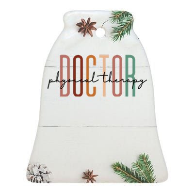 Doctor Of Physical Therapy DPT Student Graduation Ceramic Bell Ornament