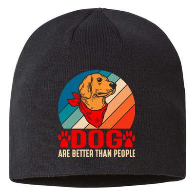 Dogs Over People Fun Sustainable Beanie