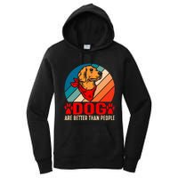 Dogs Over People Fun Women's Pullover Hoodie