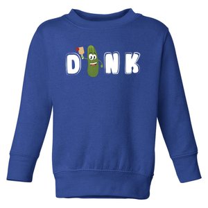 Dink : Original Pickleball Pickle Design (Cute Gift) Toddler Sweatshirt