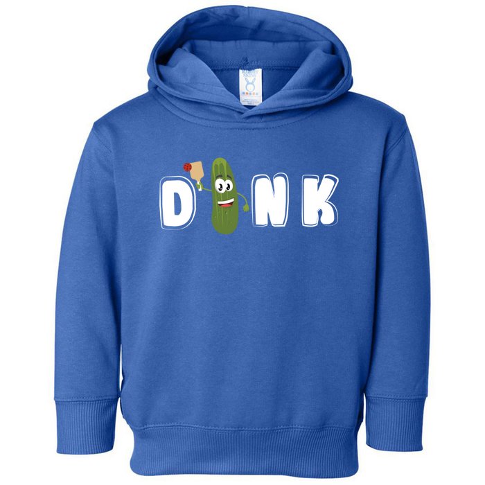 Dink : Original Pickleball Pickle Design (Cute Gift) Toddler Hoodie