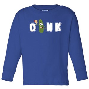 Dink : Original Pickleball Pickle Design (Cute Gift) Toddler Long Sleeve Shirt