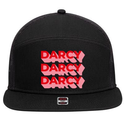 Darcy Obstinate Price And Prejudice Jane Austen Gift 7 Panel Mesh Trucker Snapback Hat