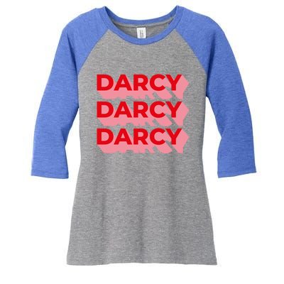 Darcy Obstinate Price And Prejudice Jane Austen Gift Women's Tri-Blend 3/4-Sleeve Raglan Shirt