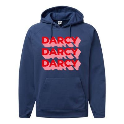 Darcy Obstinate Price And Prejudice Jane Austen Gift Performance Fleece Hoodie