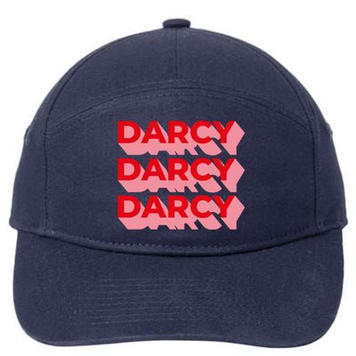 Darcy Obstinate Price And Prejudice Jane Austen Gift 7-Panel Snapback Hat