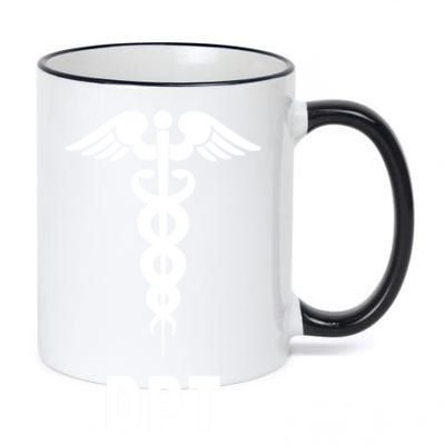 Doctor Of Physical Therapy Dpt Caduceus Symbol Gift 11oz Black Color Changing Mug