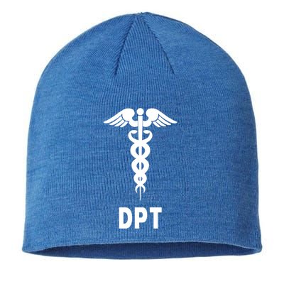 Doctor Of Physical Therapy Dpt Caduceus Symbol Gift Sustainable Beanie
