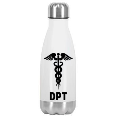 Doctor Of Physical Therapy Dpt Caduceus Symbol Gift Stainless Steel Insulated Water Bottle