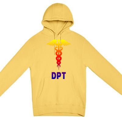 Doctor Of Physical Therapy Dpt Caduceus Symbol Gift Premium Pullover Hoodie