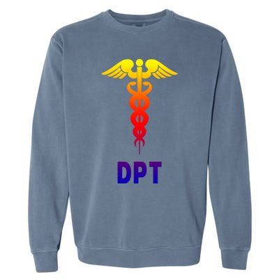 Doctor Of Physical Therapy Dpt Caduceus Symbol Gift Garment-Dyed Sweatshirt