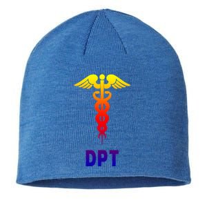 Doctor Of Physical Therapy Dpt Caduceus Symbol Gift Sustainable Beanie