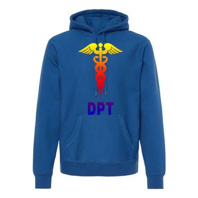 Doctor Of Physical Therapy Dpt Caduceus Symbol Gift Premium Hoodie