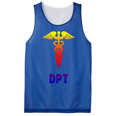 Doctor Of Physical Therapy Dpt Caduceus Symbol Gift Mesh Reversible Basketball Jersey Tank