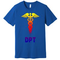 Doctor Of Physical Therapy Dpt Caduceus Symbol Gift Premium T-Shirt