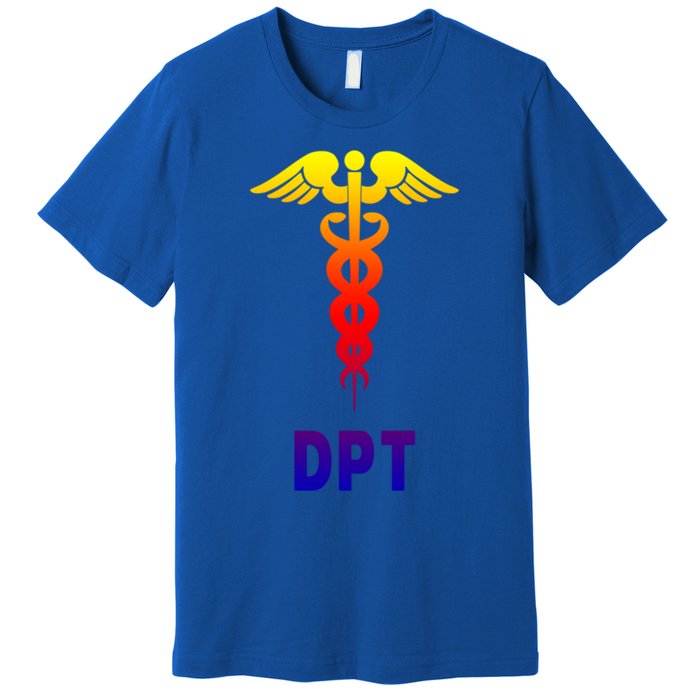 Doctor Of Physical Therapy Dpt Caduceus Symbol Gift Premium T-Shirt