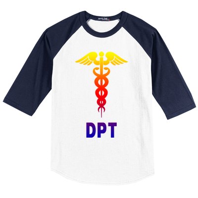 Doctor Of Physical Therapy Dpt Caduceus Symbol Gift Baseball Sleeve Shirt