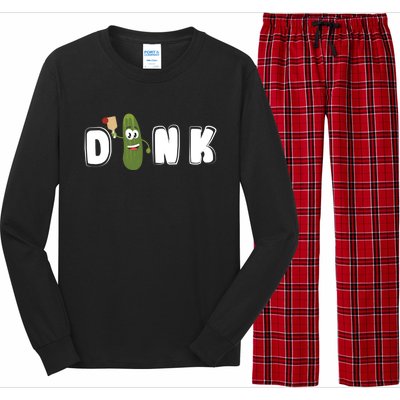 Dink : Original Pickleball Pickle Design (Gift) Long Sleeve Pajama Set