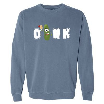 Dink : Original Pickleball Pickle Design (Gift) Garment-Dyed Sweatshirt