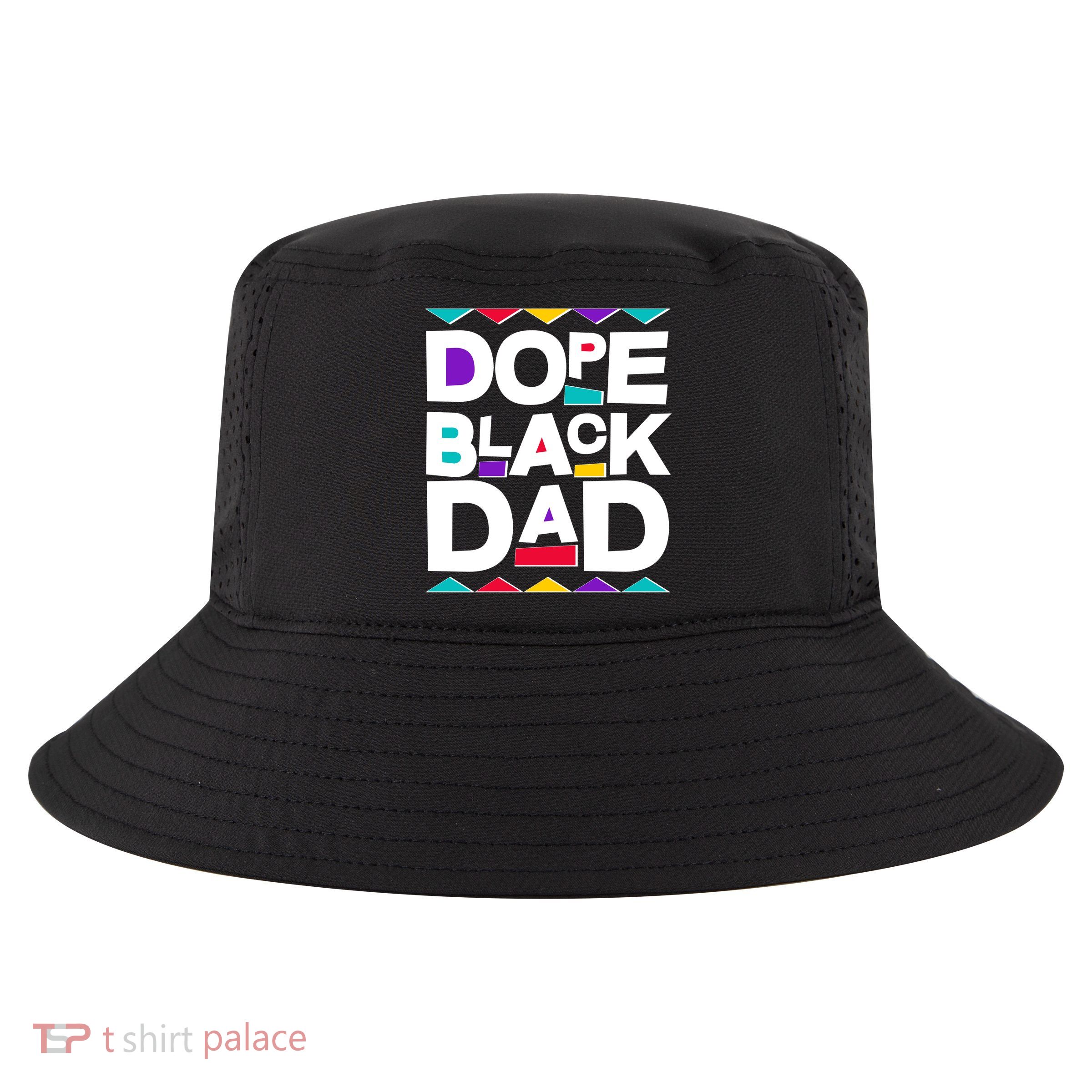 Dope Black Dad Cool Comfort Performance Bucket Hat