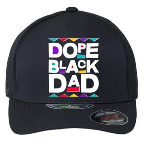 Dope Black Dad Flexfit Unipanel Trucker Cap