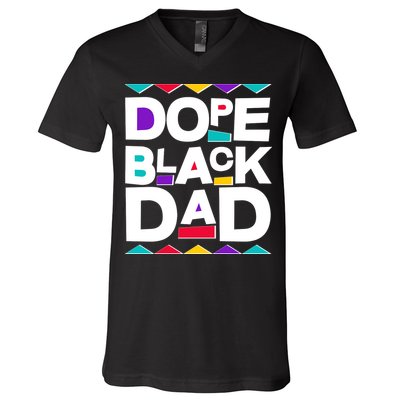 Dope Black Dad V-Neck T-Shirt