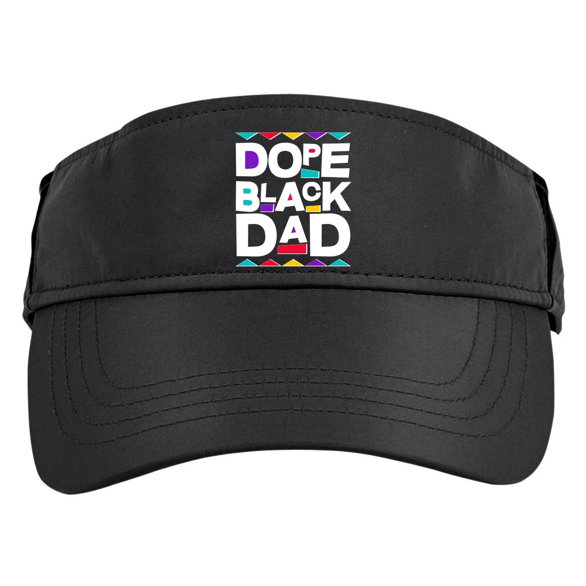 Dope Black Dad Adult Drive Performance Visor