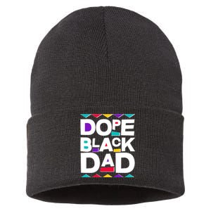 Dope Black Dad Sustainable Knit Beanie