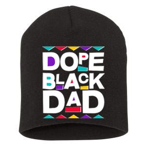 Dope Black Dad Short Acrylic Beanie