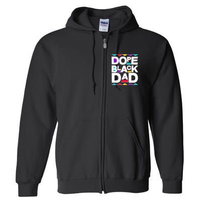 Dope Black Dad Full Zip Hoodie