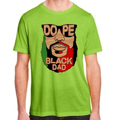 DOPE Black Dad Father's Day Adult ChromaSoft Performance T-Shirt