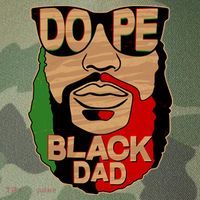 DOPE Black Dad Father's Day Legacy Tie Dye Trucker Hat